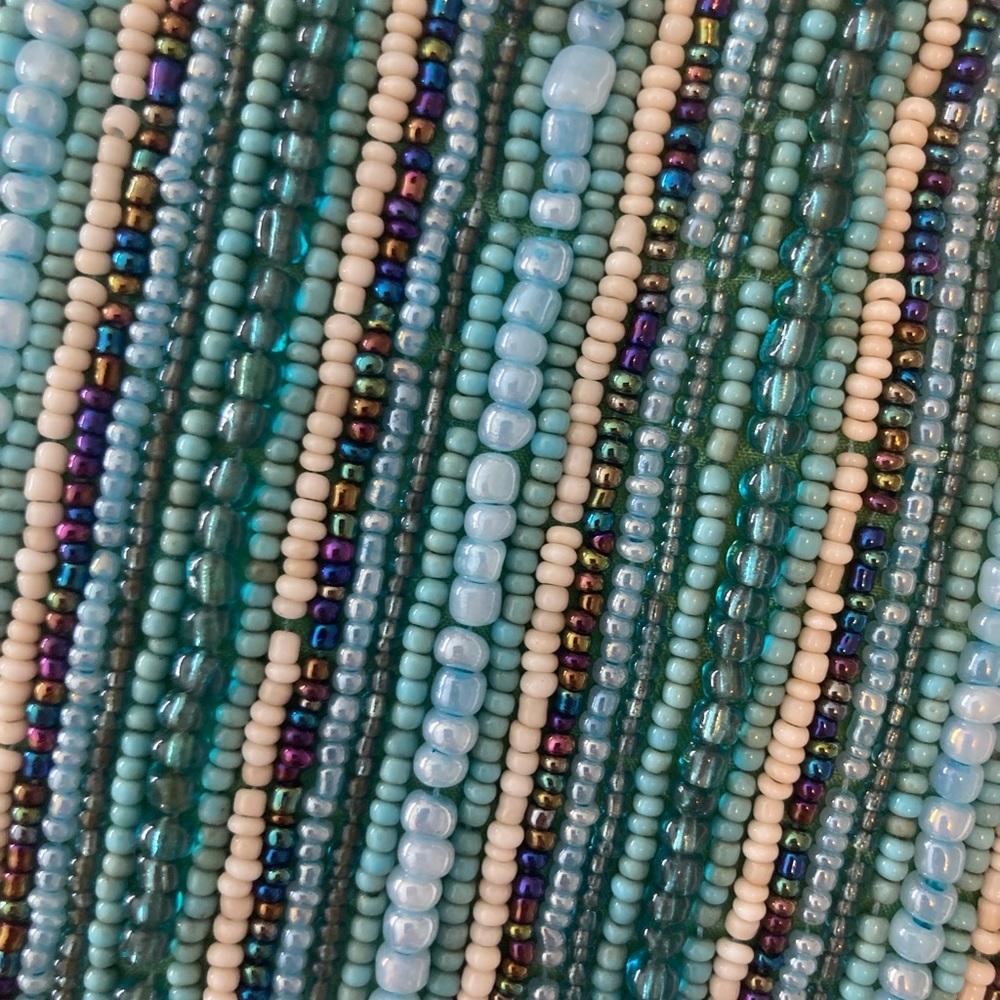 Vintage beaded clutch
